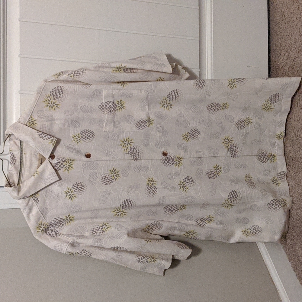 Tommy Bahama Silk Shirt (LG)
